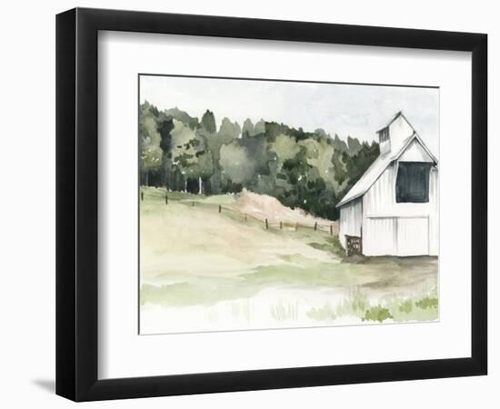 Watercolor Barn III-Jennifer Paxton Parker-Framed Premium Giclee Print