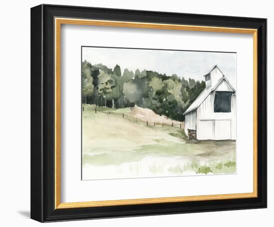 Watercolor Barn III-Jennifer Paxton Parker-Framed Premium Giclee Print