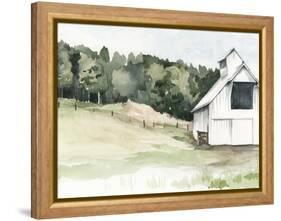 Watercolor Barn III-Jennifer Paxton Parker-Framed Stretched Canvas