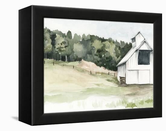 Watercolor Barn III-Jennifer Paxton Parker-Framed Stretched Canvas