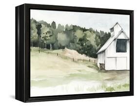Watercolor Barn III-Jennifer Paxton Parker-Framed Stretched Canvas