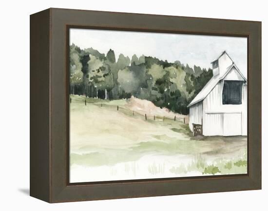 Watercolor Barn III-Jennifer Paxton Parker-Framed Stretched Canvas