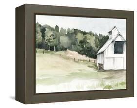 Watercolor Barn III-Jennifer Paxton Parker-Framed Stretched Canvas
