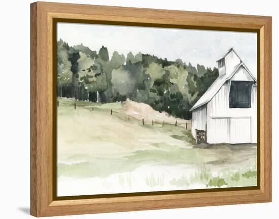 Watercolor Barn III-Jennifer Paxton Parker-Framed Stretched Canvas