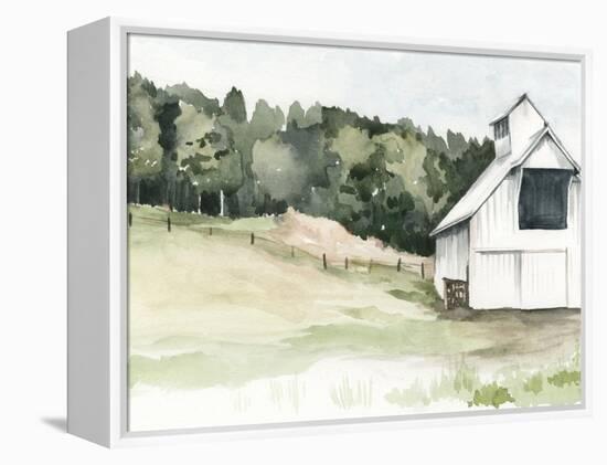 Watercolor Barn III-Jennifer Paxton Parker-Framed Stretched Canvas