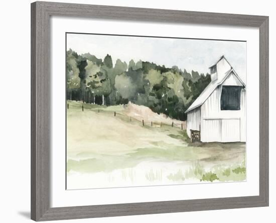 Watercolor Barn III-Jennifer Paxton Parker-Framed Art Print