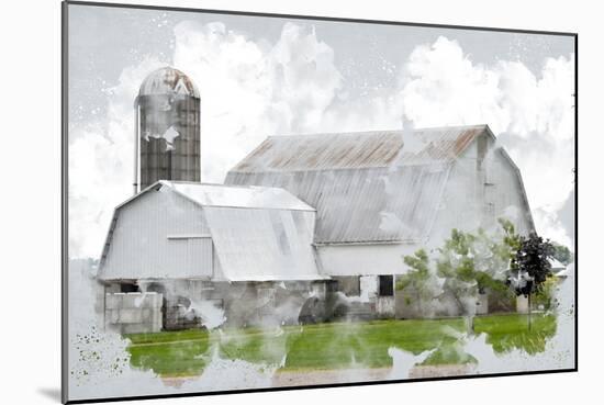 Watercolor Barn-Kimberly Allen-Mounted Art Print