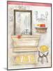 Watercolor Bath II-Margaret Ferry-Mounted Art Print