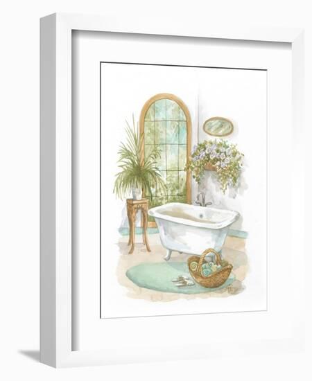 Watercolor Bath in Spa II-Jerianne Van Dijk-Framed Premium Giclee Print