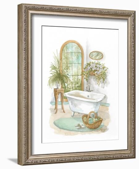 Watercolor Bath in Spa II-Jerianne Van Dijk-Framed Art Print