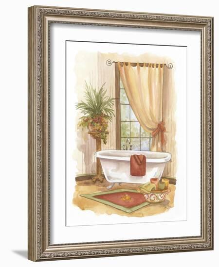 Watercolor Bath in Spice II-Jerianne Van Dijk-Framed Art Print