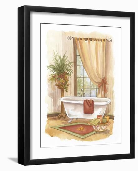 Watercolor Bath in Spice II-Jerianne Van Dijk-Framed Art Print