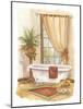 Watercolor Bath in Spice II-Jerianne Van Dijk-Mounted Art Print