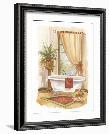 Watercolor Bath in Spice II-Jerianne Van Dijk-Framed Art Print