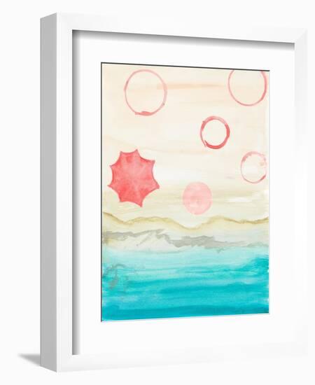 Watercolor Beach Stains I-Gina Ritter-Framed Art Print