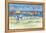 Watercolor Beach-Paul Brent-Framed Stretched Canvas