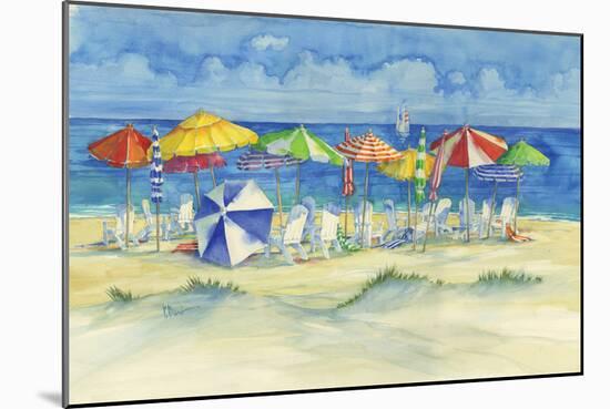 Watercolor Beach-Paul Brent-Mounted Art Print
