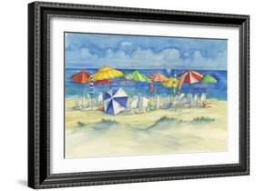 Watercolor Beach-Paul Brent-Framed Art Print