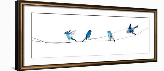 Watercolor Birds 2-Ben Gordon-Framed Giclee Print