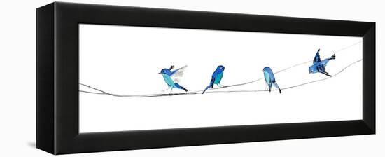 Watercolor Birds 2-Ben Gordon-Framed Premier Image Canvas