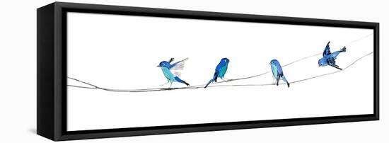 Watercolor Birds 2-Ben Gordon-Framed Premier Image Canvas