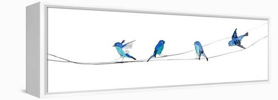 Watercolor Birds 2-Ben Gordon-Framed Premier Image Canvas