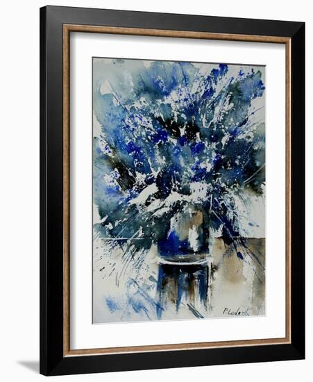 Watercolor Blue Bunch-Pol Ledent-Framed Premium Giclee Print