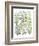 Watercolor Botany I-Megan Meagher-Framed Premium Giclee Print