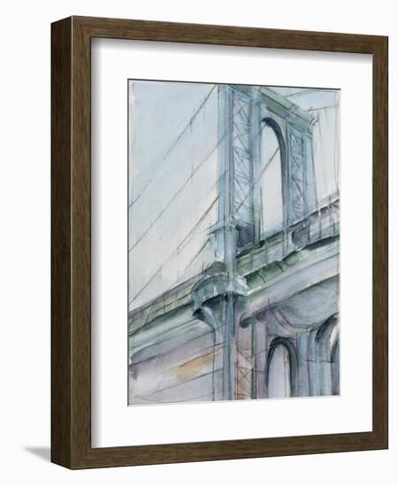 Watercolor Bridge Study I-Ethan Harper-Framed Art Print