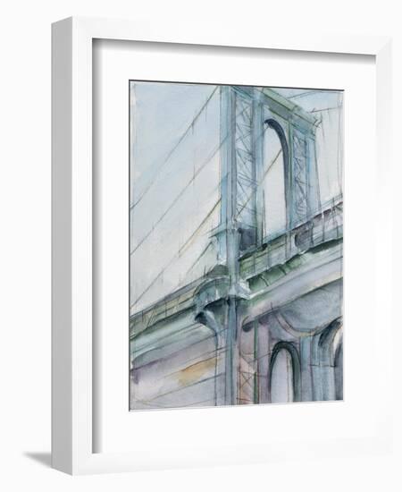 Watercolor Bridge Study I-Ethan Harper-Framed Art Print