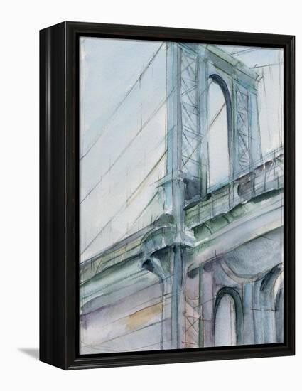 Watercolor Bridge Study I-Ethan Harper-Framed Stretched Canvas