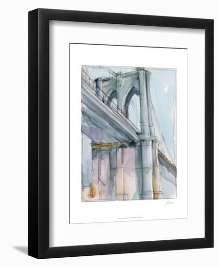 Watercolor Bridge Study II-Ethan Harper-Framed Art Print