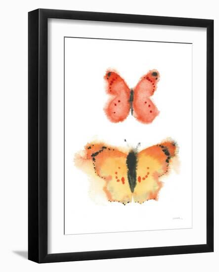 Watercolor Butterflies IV-Shirley Novak-Framed Art Print