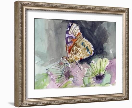 Watercolor Butterfly III-LuAnn Roberto-Framed Art Print