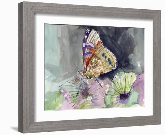 Watercolor Butterfly III-LuAnn Roberto-Framed Art Print