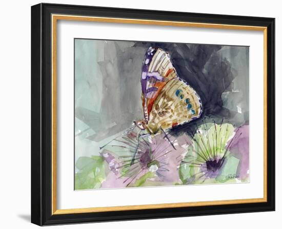 Watercolor Butterfly III-LuAnn Roberto-Framed Art Print