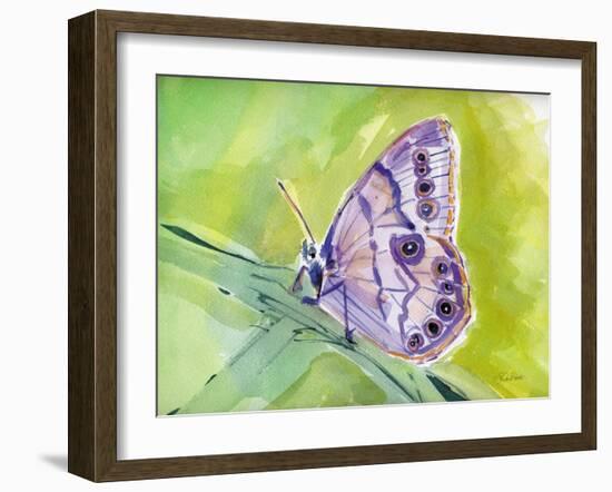 Watercolor Butterfly IV-LuAnn Roberto-Framed Art Print