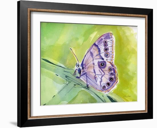 Watercolor Butterfly IV-LuAnn Roberto-Framed Art Print