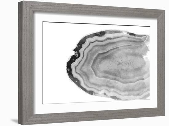 Watercolor Bw Agate-Susan Bryant-Framed Art Print