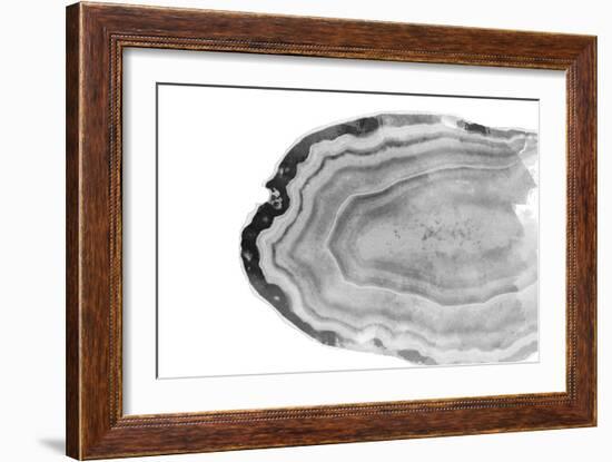 Watercolor Bw Agate-Susan Bryant-Framed Art Print