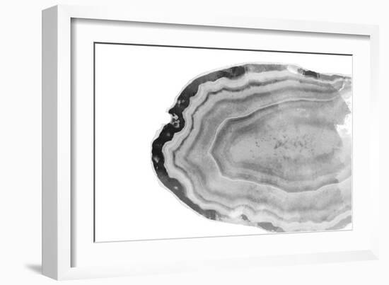 Watercolor Bw Agate-Susan Bryant-Framed Art Print