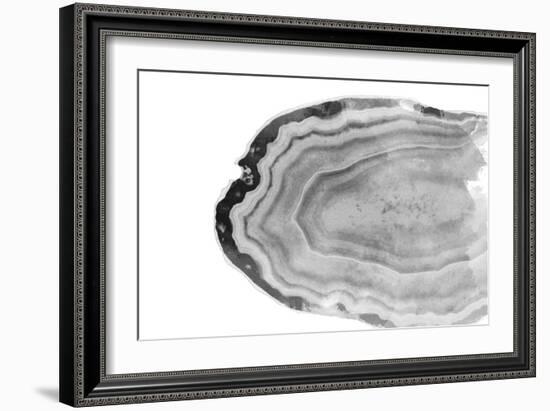 Watercolor Bw Agate-Susan Bryant-Framed Art Print