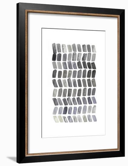 Watercolor Chevron I-Grace Popp-Framed Art Print