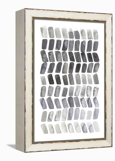 Watercolor Chevron II-Grace Popp-Framed Stretched Canvas