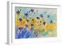 Watercolor Cornflowers-Pol Ledent-Framed Art Print