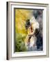 Watercolor Couple-Pol Ledent-Framed Art Print
