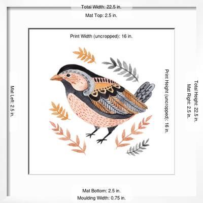Watercolor Cute Little Bird Hand Drawn Colorful Illustration For