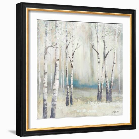 Watercolor December Birch I-Michael Marcon-Framed Art Print