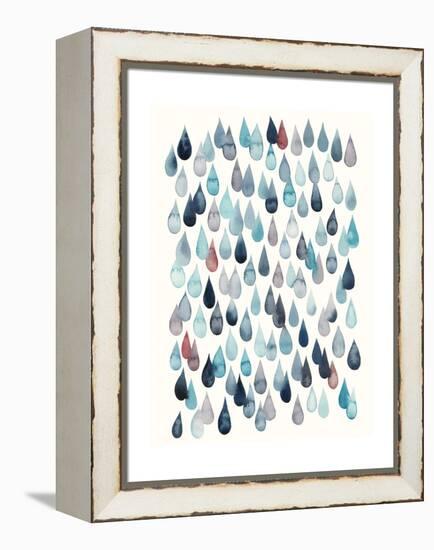 Watercolor Drops II-Grace Popp-Framed Stretched Canvas