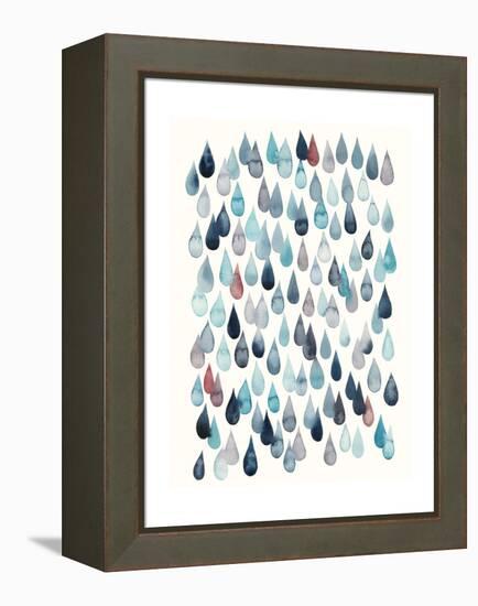 Watercolor Drops II-Grace Popp-Framed Stretched Canvas